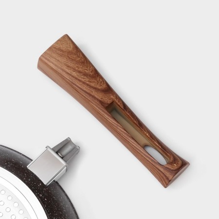 Forged pan Magistro Granit, D = 24 cm, removable Soft-Touch pen, anti-stick coating, induction-6