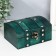 Casket wood chest "Alienora" with rivets, convex, green 15x11.5x7.5 cm