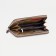 Women's wallet with lightning, brown color