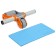 The press for the press Onlytop, 33x24x24 cm, with a rug, color gray/orange