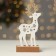 New Year's decor with backlight "Snow Deer"