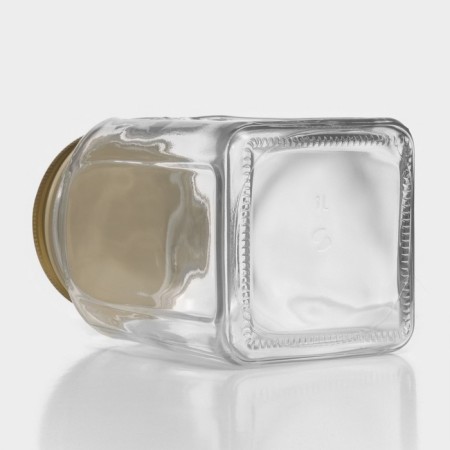 Bank for bulk products Glass "Hommeid", 1 l, with a lid-5
