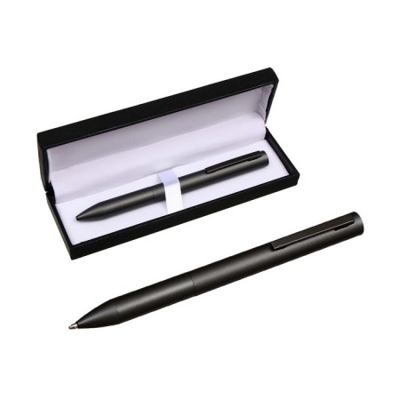 Gift handle, ball "Status" in the leatherette case, rotary, gray body, matte-1