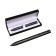 Gift handle, ball "Status" in the leatherette case, rotary, gray body, matte