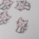 Decor for the work of acrylic "Cat with a blush" 3.5x2.9x0.2 cm