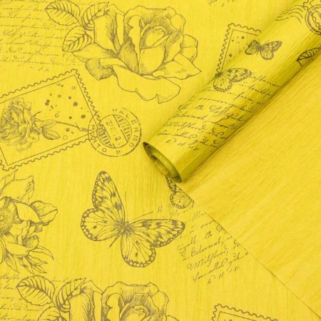 Paper Paper, Ecolux fastened, "Palermo", green/black, 0.7 x 5 m