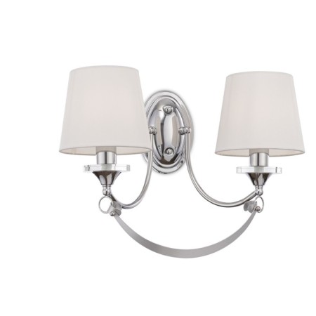 Wall lamp 40W, 2HE14, 22x32 cm, chrome-3
