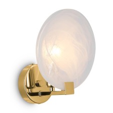 Wall lamp 60W, 1HE14, 26x20 cm, brass