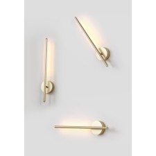 Turning wall lamp Crystal Lux, Verde 3721/405, LED, 1x5 W, 4x10 cm, gold color