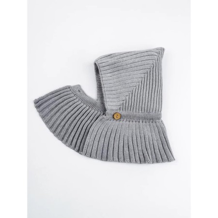 Hat-hat Children's Winter Pure Love Angle, size 46-48, color gray-5