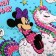 Diamond mosaic on a box, 14x14 cm, Minnie Mouse and unicorn