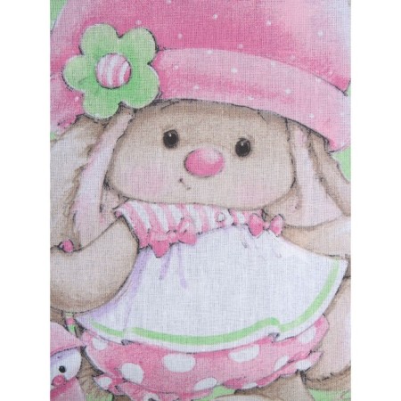 Mona Liza Kids Nursery Crystiller "Bunny on Green", size 110x145 cm-2