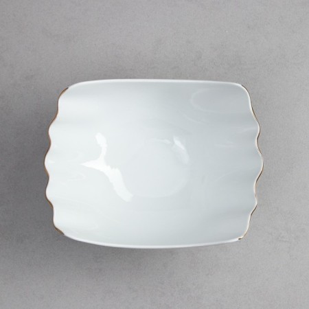 Saladnik, 1.5 l, gold stroke, porcelain, Iran-2