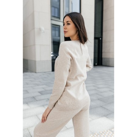 Female ISee suit, size 52, beige color