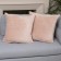 Pillowcases "Jacquard", size 50x50 cm, dusty rose color, 2 pcs