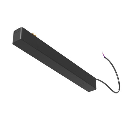 The power supply is built-in Technical TRA084DR-200B, 200W, 25.9x2.5x2.9 cm, black color