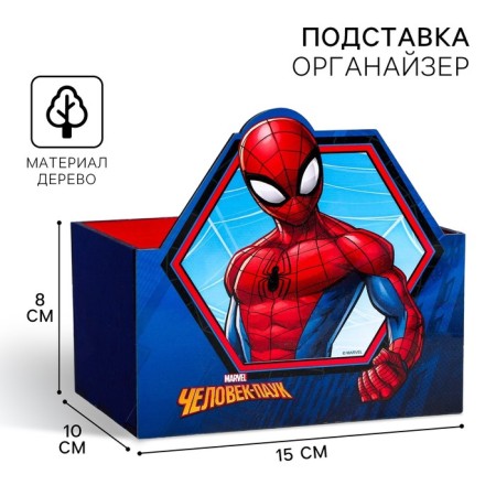 Organizer for the office, 15x10x8 cm, Spider-Man