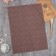 Ethel towel, col. Brown, 50x70 cm, 100% HL, Makra