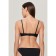 Women's bracket PEONY, size 80D, black color