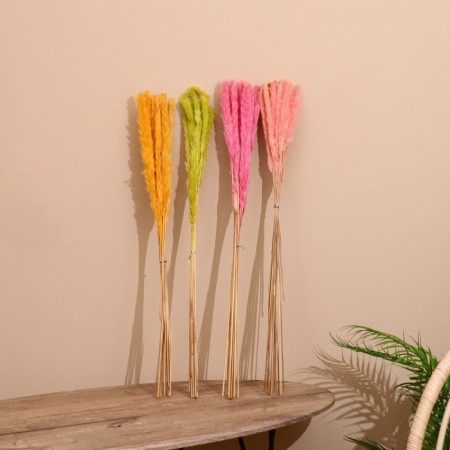 Set of dried flowers 80 cm (10 pcs) mix-1