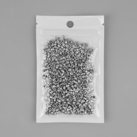 The upper limiter for lightning, metal, No. 3, 1000 ± 20 pcs, silver color-2