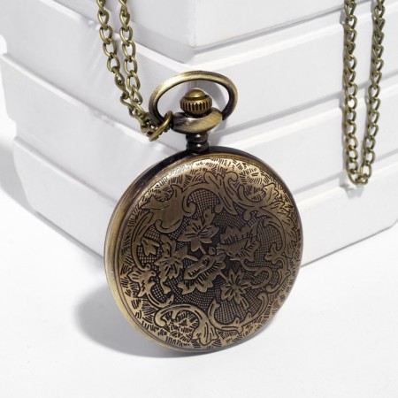 Pocket clock "Classics", quartz, chain L-40 cm, D-4.5 cm-2