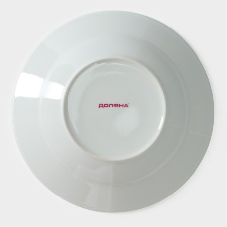 Plate ceramic deep shade "Sakura", 600 ml, d = 20.5 cm, white color-3