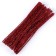 Wire with pile for crafts "Shine", set 50 pcs, size 1 pc: 30 × 0.6 cm, red color