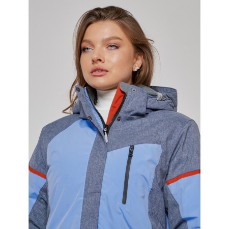 Ski jacket female, size 54, purple color-7