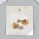 Magnetic metal lock "Key and lock" gold and silver 2.3x3.4x0.5 cm