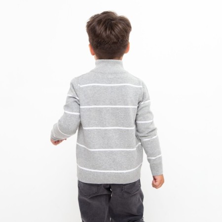 Jumper for the boy, the color is gray/color white, height 116 cm (6)-3