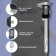 Electronic tundra, metallic standard, with a depth meter, 150 mm