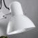 Desktop lamp E27, h = 55 cm, hinged, on the clamp (220V) white Risalux