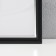 Photo frame Plastic "Mira" 30x30 cm, 636477-33, black with silver (plastic screen)