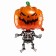 Foil ball 36 "Evil pumpkin skeleton"
