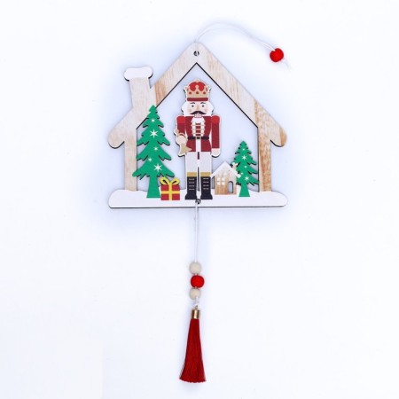 New Year's suspension "Nutcracker" 13 × 0.5 × 14 cm-3