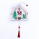 New Year's suspension "Nutcracker" 13 × 0.5 × 14 cm