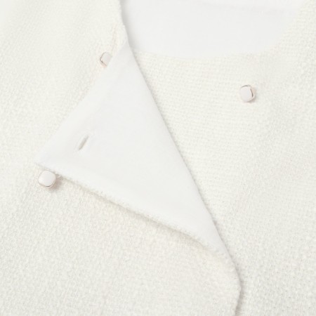 WHITE for Girls, Minaku: Party Dress, white color, height 122 cm-7