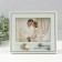 Photo frame "Wedding" plastic, 13x18 cm, col. White, horizontal