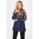 Female blouse, size 46, blue color