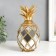 Souvenir Polystone SPRISE "Mirror pineapple" gold 23.5x11x11 cm