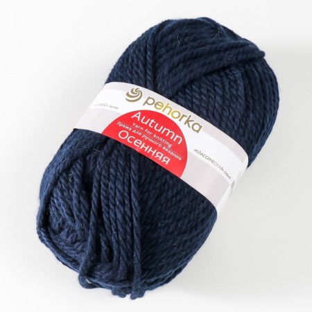 Autumn yarn 25% wool, 75% pan 150m/200g (04 t. Blue)-1