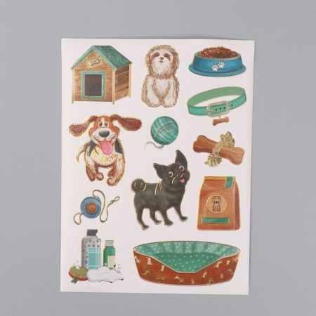 Photo album 25 sheets (stickers+rings) "cheerful dog" 19x27x3 cm-2
