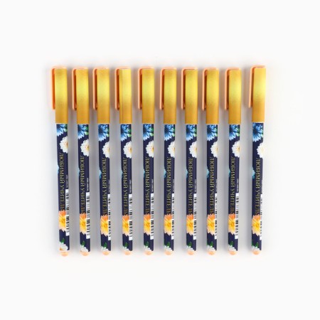 Pen Plastic with a cap of software "Favorite Teacher", Blue Pasa 0.7 mm-3