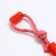 Cable toy with chewing elements "Toothpick", 45 cm, mix of flowers