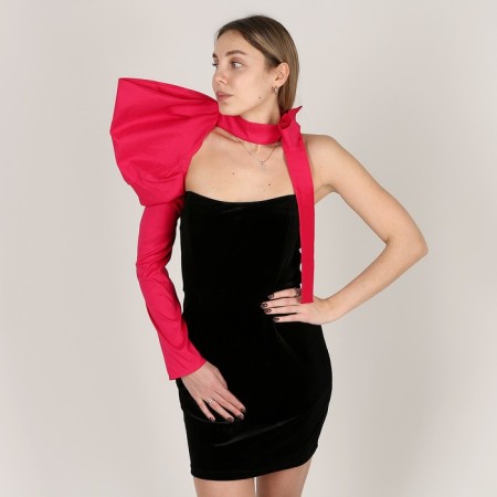 Carnival accessory - sleeve + voluminous shoulder, color fuchsia + surprise-1