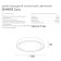DK6516-WH PLATO Lumber, IP20, 50W, 3000-6500K, control panel, white, metal, Polyme