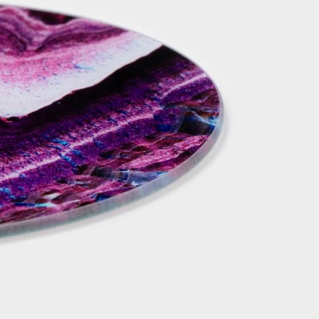 Board Ground Glass Daulay "Tseloda", D = 20 cm-2