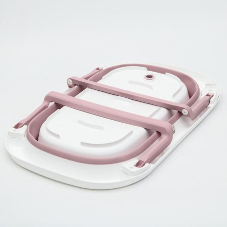 Bath -folding bath with plum, 75 cm., White/pink color-4