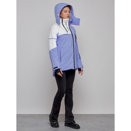 Ski jacket female, size 48, lilac color-18